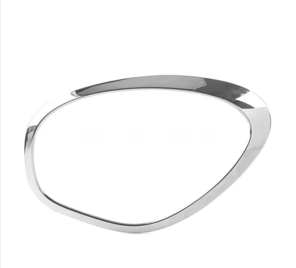 Anneau de garniture de phare avant gauche, pour Mini Cooper R60 Countryman 11-16, anneau de décoration de lunette chromée