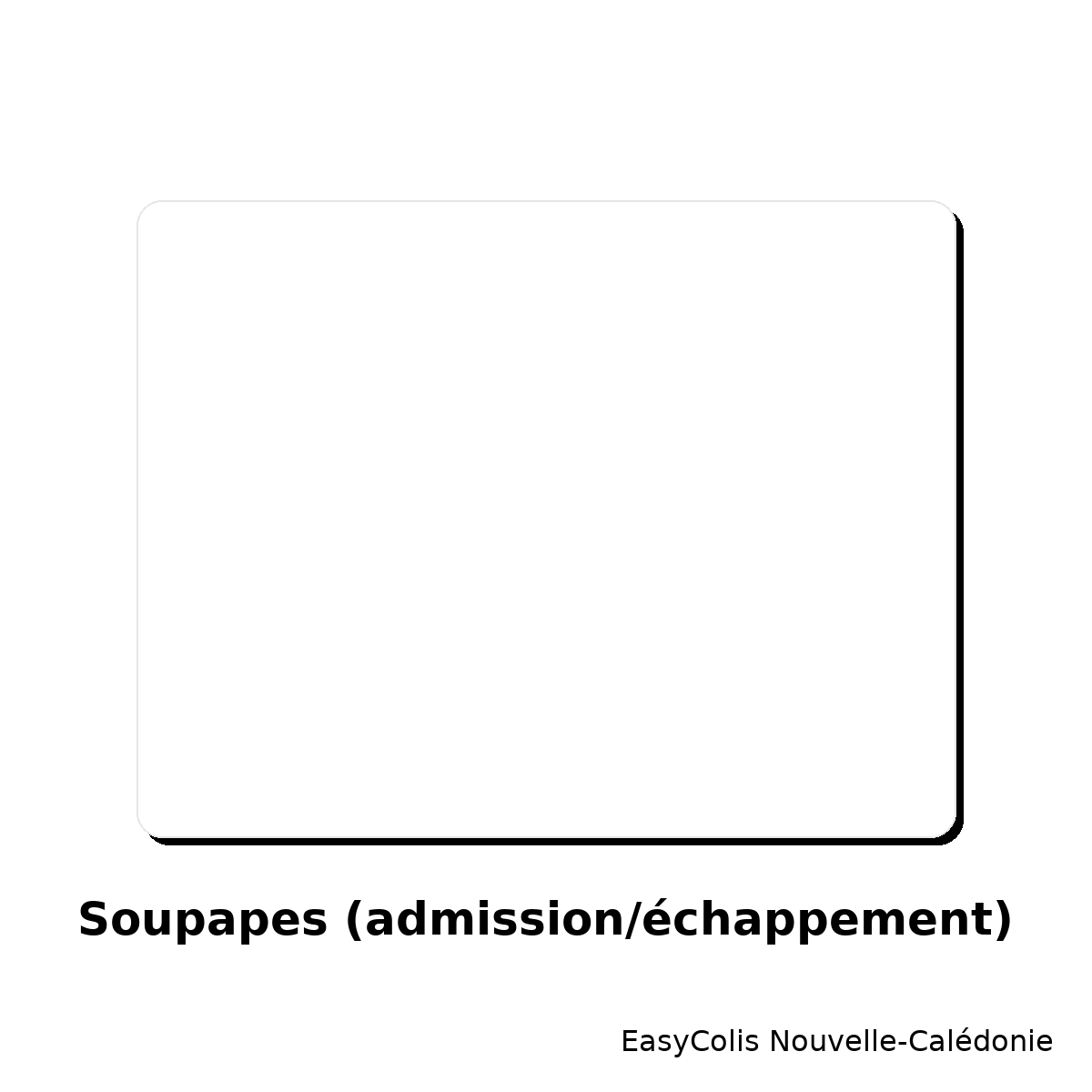 Soupapes (admission/échappement)